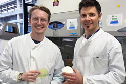 Luke Allsopp and Luca Robinson (left), the two authors from the National Heart and Lung Institute at Imperial College London.
