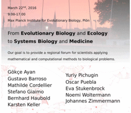 Workshop Theoretical Biology: extended registration